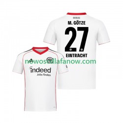 Koszulka Eintracht Frankfurt Mario Gotze 27 Męska Wyjazdowy Komplet 2025-2026 Krótkie Rękawy