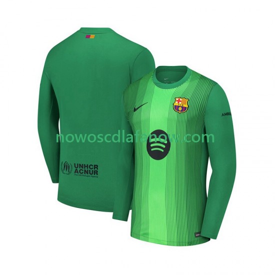 Koszulka FC Barcelona Bramkarskie Męska Domowy Komplet 2025-2026 Długie Rękawy
