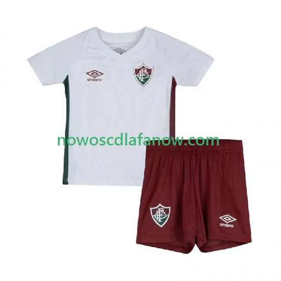 Koszulka Fluminense Dziecięca Wyjazdowy Komplet 2025-2026 Krótkie Rękawy