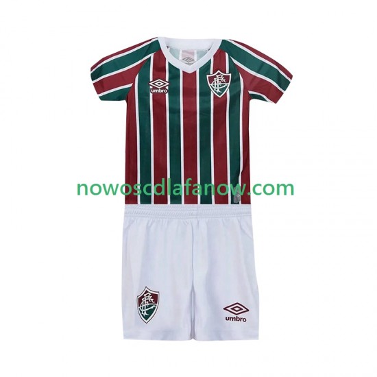 Koszulka Fluminense Dziecięca Domowy Komplet 2025-2026 Krótkie Rękawy