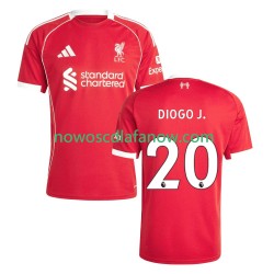 Koszulka Liverpool Diogo Jota 20 Męska Domowy Komplet 2025-2026 Krótkie Rękawy