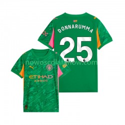Koszulka Manchester City Gianluigi Donnarumma 25 Bramkarskie Męska Domowy Komplet 2025-2026 Krótkie Rękawy