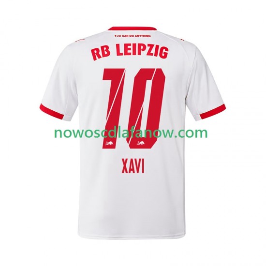 Koszulka RB Leipzig Xavi Simons 10 Męska Domowy Komplet 2025-2026 Krótkie Rękawy