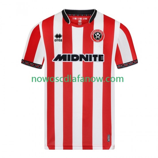 Koszulka Sheffield United Męska Domowy Komplet 2025-2026 Krótkie Rękawy