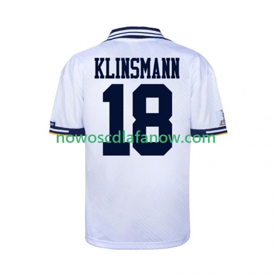 Koszulka Tottenham Hotspur Retro Męska Domowy Komplet 1994 Krótkie Rękawy
