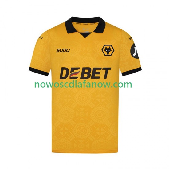 Koszulka Wolverhampton Wanderers Męska Domowy Komplet 2025-2026 Krótkie Rękawy
