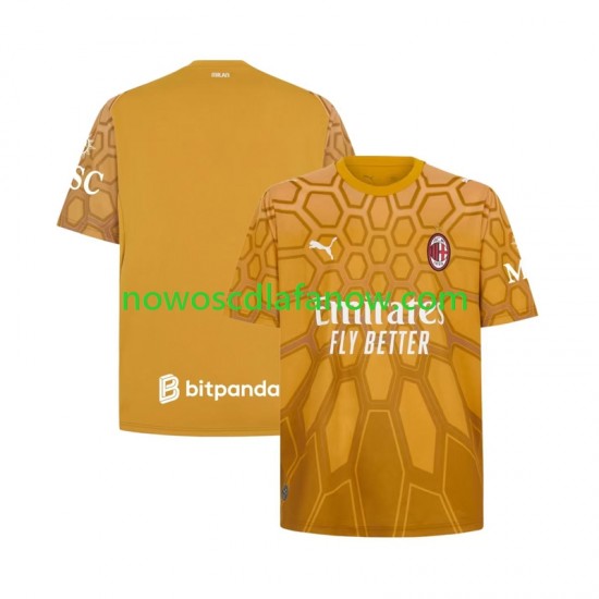Koszulka AC Milan Bramkarskie Męska Domowy Komplet 2026-2027 Krótkie Rękawy
