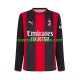 Koszulka AC Milan Męska Domowy Komplet 2026-2027 Długie Rękawy