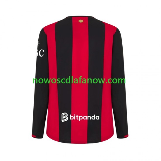 Koszulka AC Milan Męska Domowy Komplet 2026-2027 Długie Rękawy