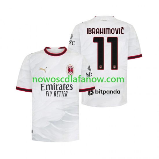 Koszulka AC Milan Ibrahimović 11 Męska Wyjazdowy Komplet 2026-2027 Krótkie Rękawy