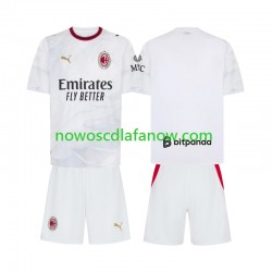 Koszulka AC Milan Dziecięca Wyjazdowy Komplet 2026-2027 Krótkie Rękawy