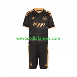 Koszulka AFC Ajax Dziecięca Wyjazdowy Komplet 2026-2027 Krótkie Rękawy