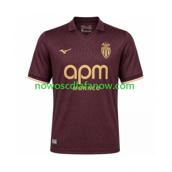 Koszulka AS Monaco Męska Wyjazdowy Komplet 2026-2027 Krótkie Rękawy