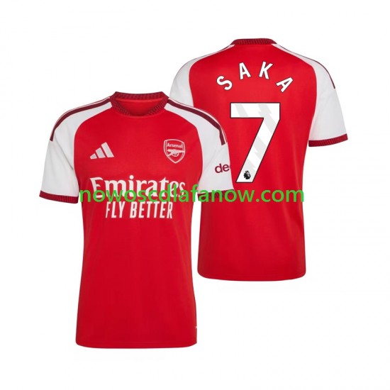 Koszulka Arsenal Bukayo Saka 7 Męska Domowy Komplet 2026-2027 Krótkie Rękawy