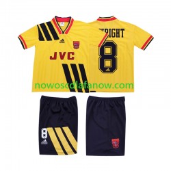 Koszulka Arsenal WRIGHT 8 1993 Retro Dziecięca Wyjazdowy Komplet 1994 Krótkie Rękawy