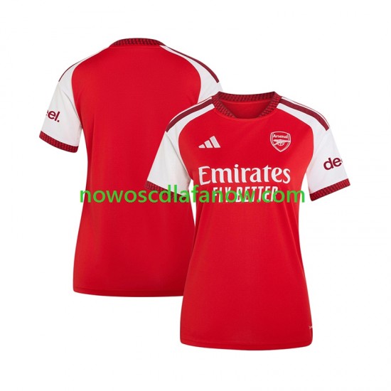 Koszulka Arsenal Damska Domowy Komplet 2026-2027 Krótkie Rękawy