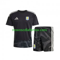 Koszulka Aston Villa Bramkarskie Dziecięca Wyjazdowy Komplet 2026-2027 Krótkie Rękawy