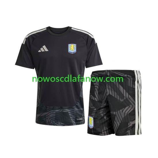 Koszulka Aston Villa Bramkarskie Dziecięca Wyjazdowy Komplet 2026-2027 Krótkie Rękawy