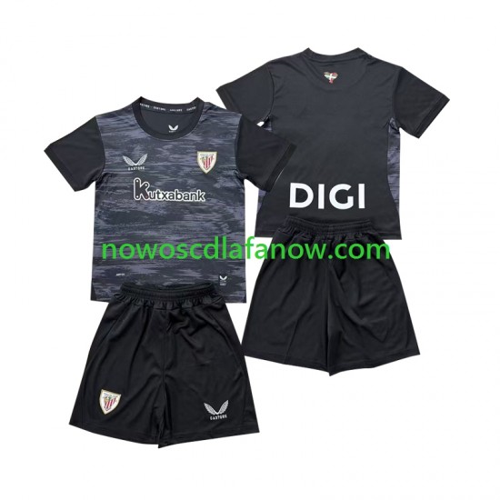 Koszulka Athletic Bilbao Bramkarskie Dziecięca Domowy Komplet 2026-2027 Krótkie Rękawy