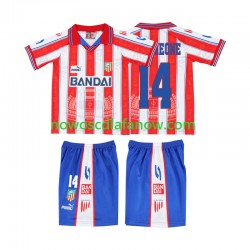 Koszulka Atlético Madryt SIMEONE 14 1996 1997 Retro Dziecięca Domowy Komplet Krótkie Rękawy