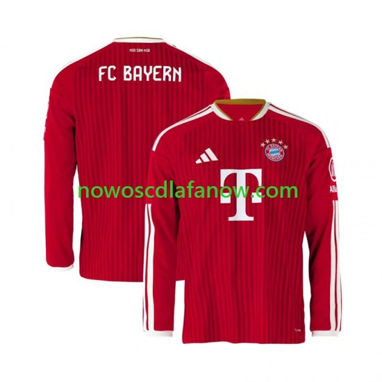 Koszulka Bayern Monachium Męska Domowy Komplet 2026-2027 Długie Rękawy