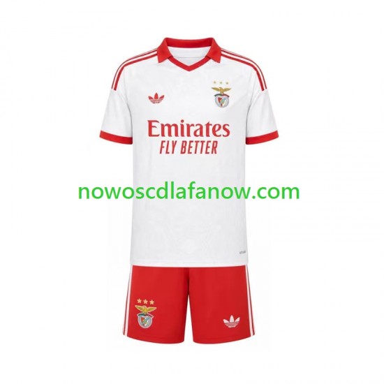 Koszulka Benfica Dziecięca Wyjazdowy Komplet 2026-2027 Krótkie Rękawy