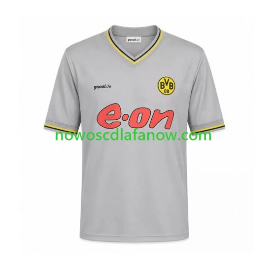 Koszulka Borussia Dortmund Retro Męska Wyjazdowy Komplet 2002 Krótkie Rękawy