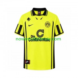 Koszulka Borussia Dortmund 1996 Retro Męska Domowy Komplet Krótkie Rękawy