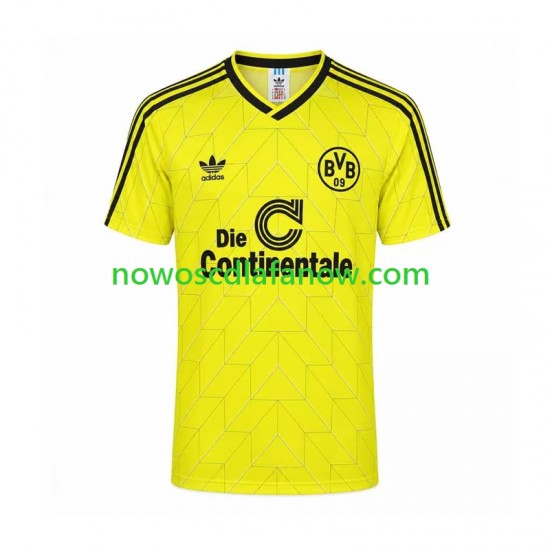 Koszulka Borussia Dortmund Retro Męska Domowy Komplet 1998 Krótkie Rękawy