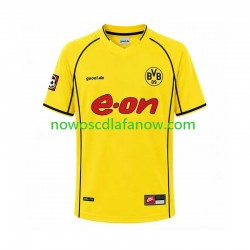 Koszulka Borussia Dortmund Retro Męska Domowy Komplet 2002 Krótkie Rękawy