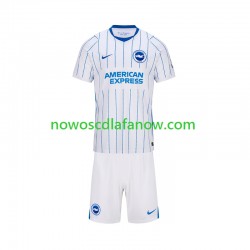 Koszulka Brighton & Hove Albion Dziecięca Wyjazdowy Komplet 2026-2027 Krótkie Rękawy