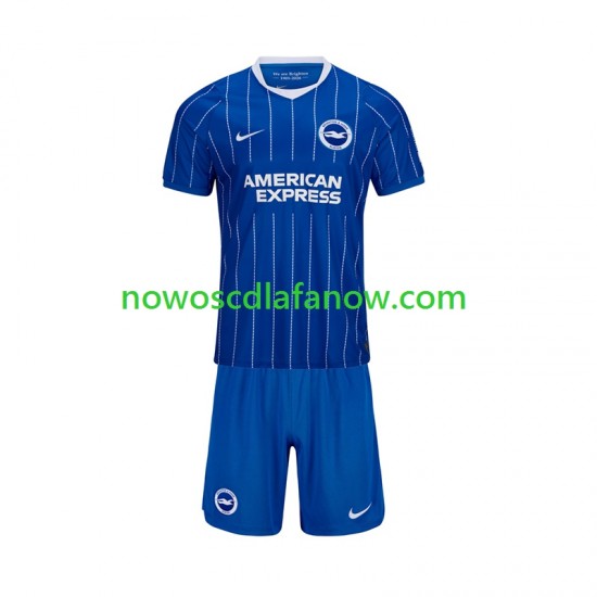 Koszulka Brighton & Hove Albion Dziecięca Domowy Komplet 2026-2027 Krótkie Rękawy