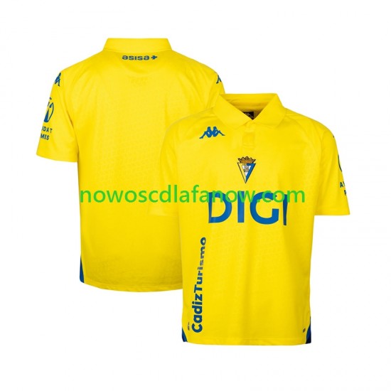Koszulka Cádiz CF Męska Domowy Komplet 2026-2027 Krótkie Rękawy