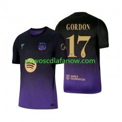Koszulka FC Barcelona Anthony Gordon 17 Męska Wyjazdowy Komplet 2026-2027 Krótkie Rękawy