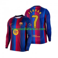 Koszulka FC Barcelona Ferran Torres 7 Męska Domowy Komplet 2026-2027 Długie Rękawy