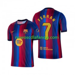 Koszulka FC Barcelona Ferran Torres 7 Męska Domowy Komplet 2026-2027 Krótkie Rękawy