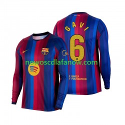 Koszulka FC Barcelona Gavi 6 Męska Domowy Komplet 2026-2027 Długie Rękawy