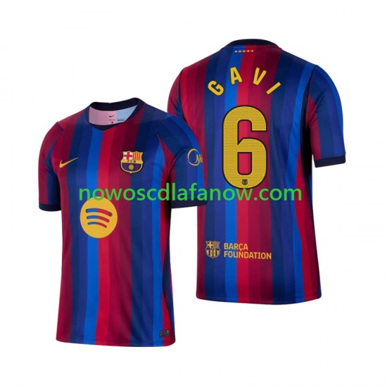 Koszulka FC Barcelona Gavi 6 Męska Domowy Komplet 2026-2027 Krótkie Rękawy