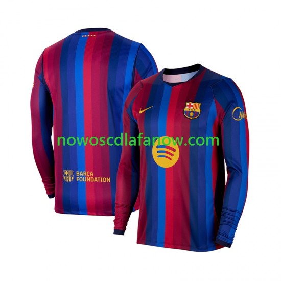 Koszulka FC Barcelona Męska Domowy Komplet 2026-2027 Długie Rękawy
