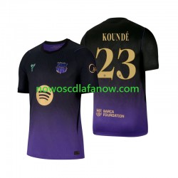 Koszulka FC Barcelona Jules Kounde 23 Męska Wyjazdowy Komplet 2026-2027 Krótkie Rękawy
