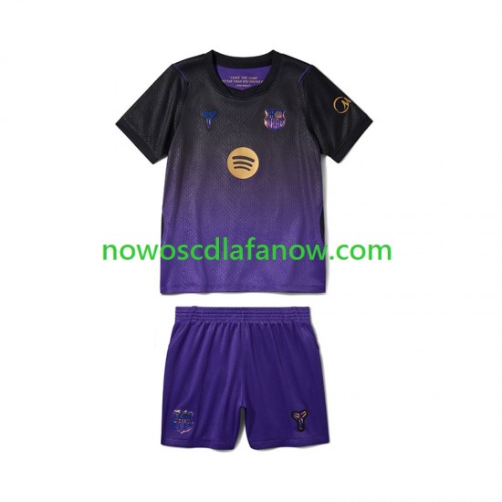 Koszulka FC Barcelona Dziecięca Wyjazdowy Komplet 2026-2027 Krótkie Rękawy