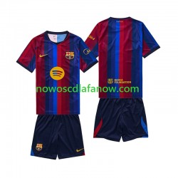 Koszulka FC Barcelona Dziecięca Domowy Komplet 2026-2027 Krótkie Rękawy