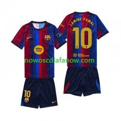 Koszulka FC Barcelona Lamine Yamal 10 Dziecięca Domowy Komplet 2026-2027 Krótkie Rękawy