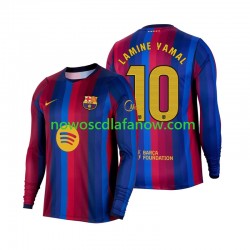 Koszulka FC Barcelona Lamine Yamal 10 Męska Domowy Komplet 2026-2027 Długie Rękawy