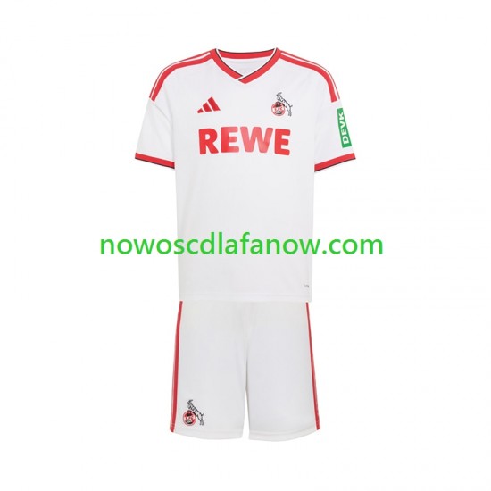 Koszulka FC Köln Dziecięca Domowy Komplet 2026-2027 Krótkie Rękawy