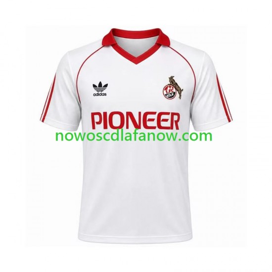 Koszulka FC Köln 1980 1981 Retro Męska Domowy Komplet Krótkie Rękawy