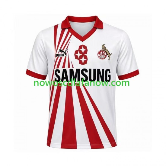 Koszulka FC Köln 1990 1991 Retro Męska Domowy Komplet Krótkie Rękawy