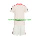 Koszulka Sevilla FC Retro Dziecięca Domowy Komplet 2025-2026 Krótkie Rękawy