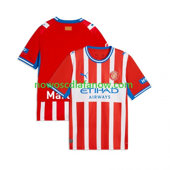 Koszulka Girona Męska Domowy Komplet 2026-2027 Krótkie Rękawy
