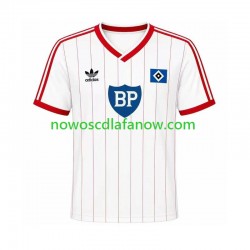 Koszulka Hamburger SV 1984 Retro Męska Domowy Komplet Krótkie Rękawy